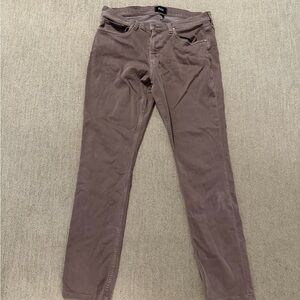 PAIGE Federal Slim Straight Pants in Mauve Taupe